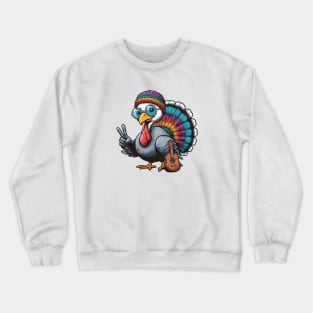 Hippie Turkey Crewneck Sweatshirt